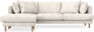 Harper - 4-sits med schäslong vänster - Beige