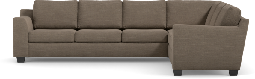 Friday - Hörnsoffa, 3+2-sits - Brun