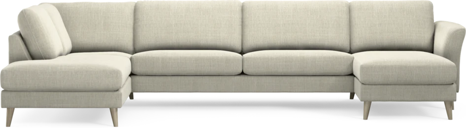 Bridge - 3-sits soffa med divan vänster och schäslong höger - Beige