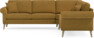 Eden - Hörnsoffa, 2,5+2,5-sits - Gul