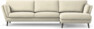 Madison Lux - 3-sits soffa med schäslong höger - Vit