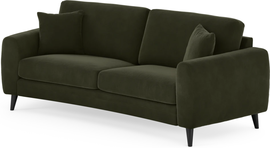Eden - 2,5-sits soffa svängd - Grön