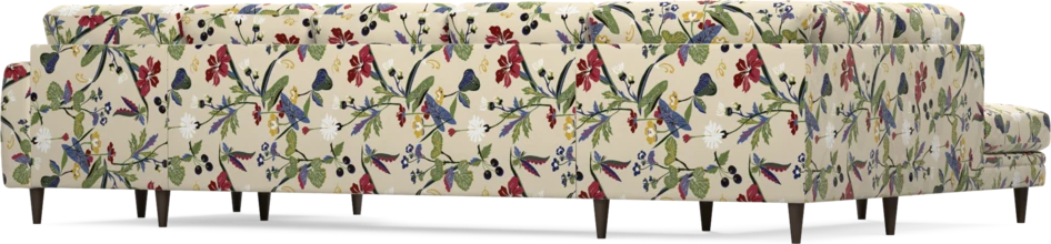 Eden - 3-sits soffa med divan vänster och schäslong höger - Flerfärgad