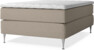 Delux Dream - Kontinentalsäng, enkelsäng 140 cm med bäddmadrass - Beige