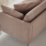 Harper - 3-sits soffa med divan höger - Rosa