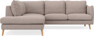 Madison - 2-sits soffa med divan vänster - Beige