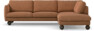 Madison Lux - 3-sits soffa med divan höger - Orange