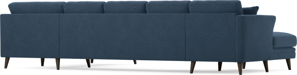 Eden - 3-sits soffa med schäslong vänster och divan höger - Blå