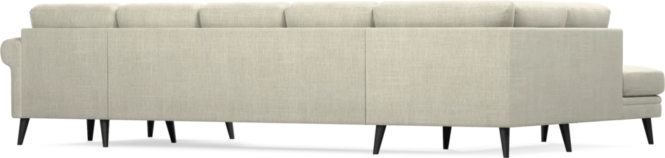 Eden - 3-sits soffa med divan vänster och schäslong höger - Beige