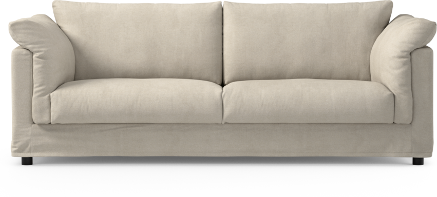 Cherrie - 3-sits soffa med kappa - Vit