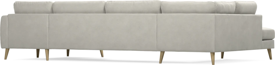 Bridge - 3-sits soffa med divan vänster och schäslong höger - Grå