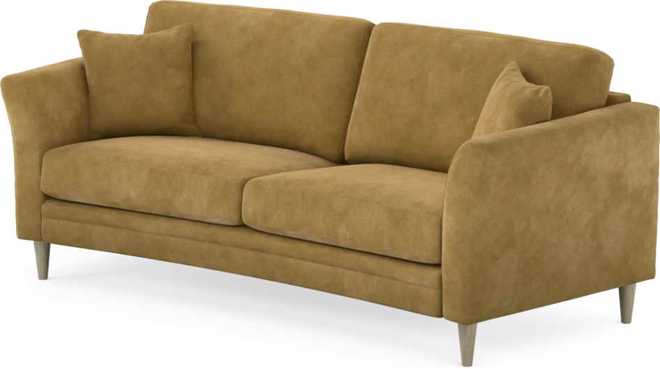 Eden - 2,5-sits soffa svängd - Gul