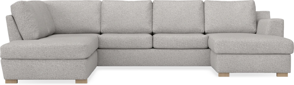 Friday - 3-sits soffa med divan vänster och schäslong höger - Vit