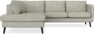 Madison - 2-sits soffa med divan vänster - Beige