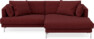 Harper - 4-sits med schäslong XL höger - Rosa