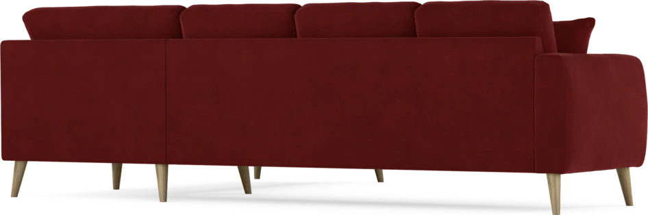 Eden - Hörnsoffa, 3+2-sits - Röd