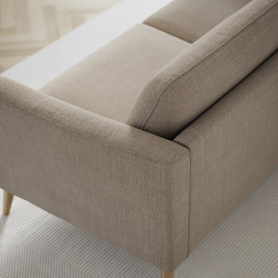 Bridge - 3-sits soffa med divan vänster och schäslong höger - Beige
