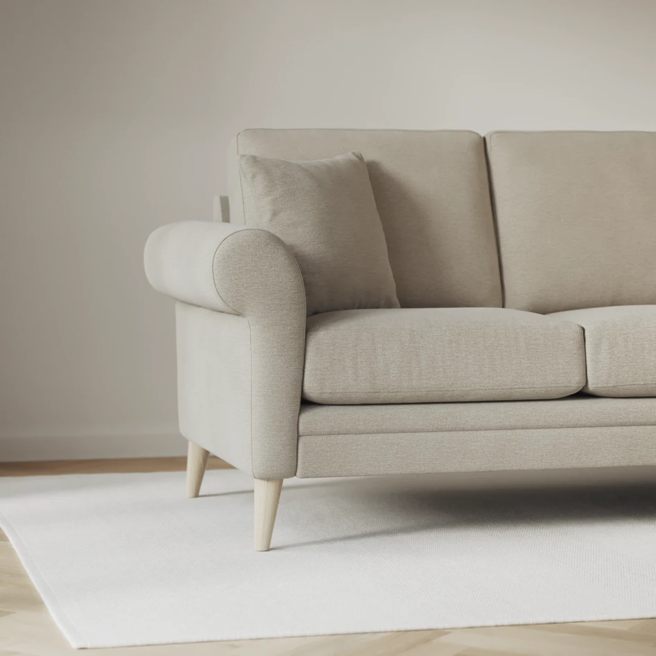 Eden - Hörnsoffa, 1+3-sits - Brun