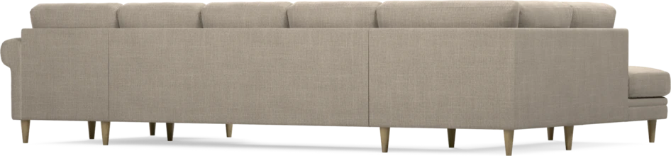 Eden - 3-sits soffa med divan vänster och schäslong höger - Beige
