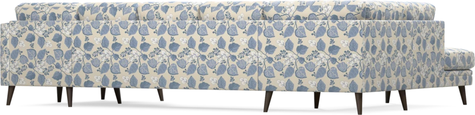 Eden - 3-sits soffa med divan vänster och schäslong höger - Flerfärgad