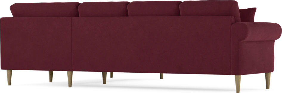 Eden - Hörnsoffa, 3+2-sits - Röd