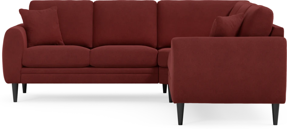 Eden - Hörnsoffa, 2+2-sits - Röd