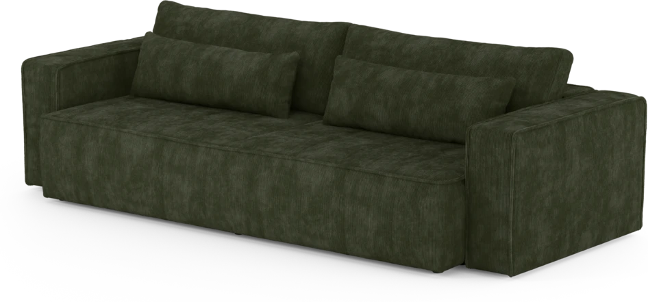 Ide - Bäddsoffa 4-sits - Grön