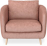 Madison Lux - Fåtölj, 70 cm - Röd