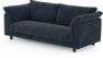 Cherrie - 2,5-sits soffa, hel dyna, fast klädsel - Blå