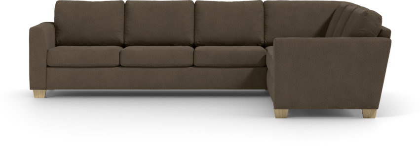 Friday - Hörnsoffa, 3+2-sits - Brun