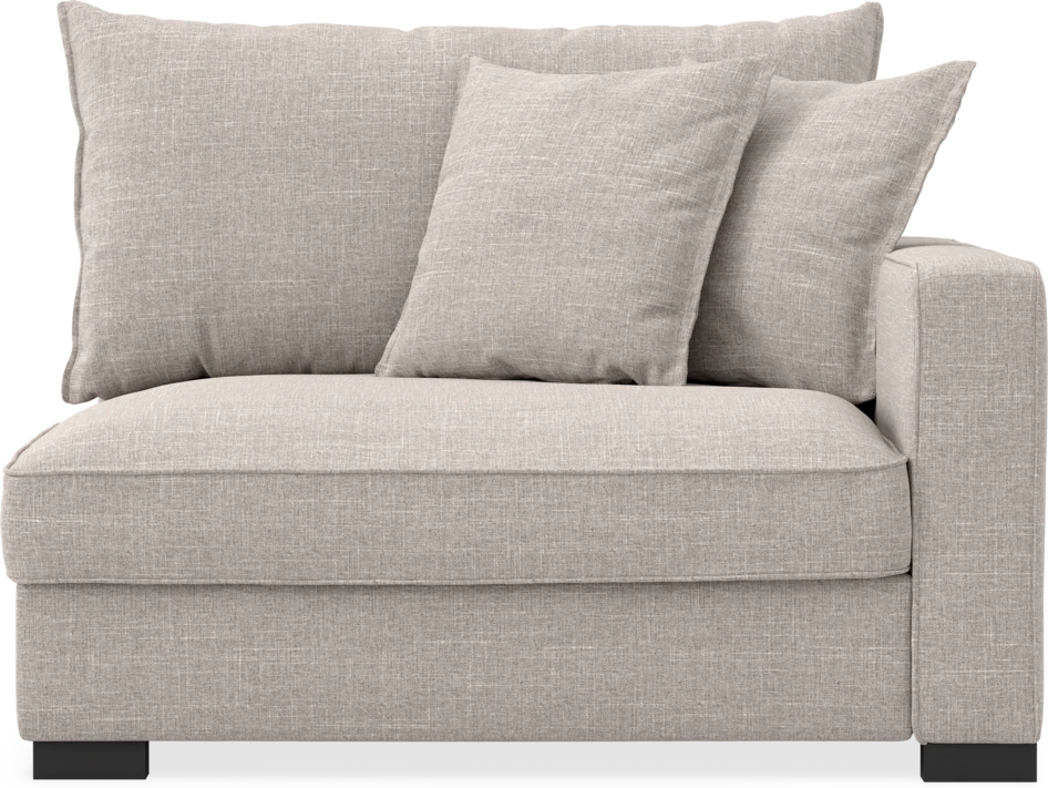 Rossi - 1,5-sits med armstöd höger - Beige