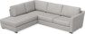 Friday - 2,5-sits soffa med divan vänster - Vit