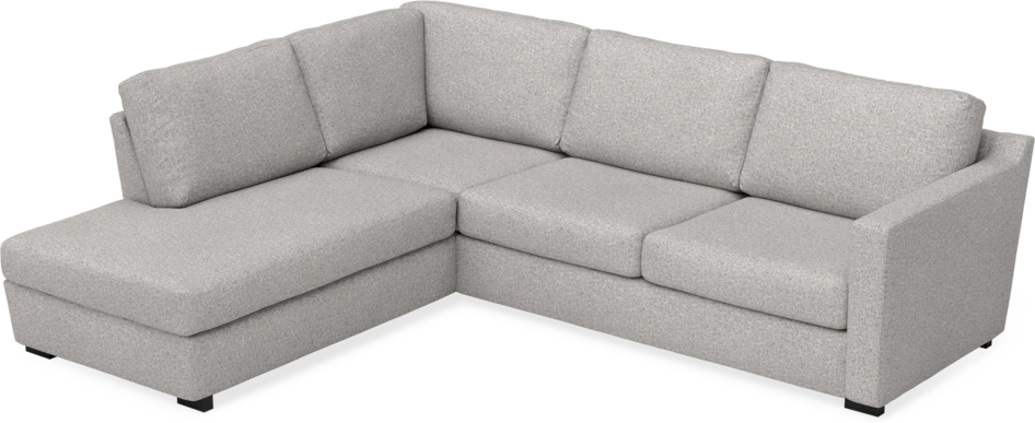 Friday - 2,5-sits soffa med divan vänster - Vit