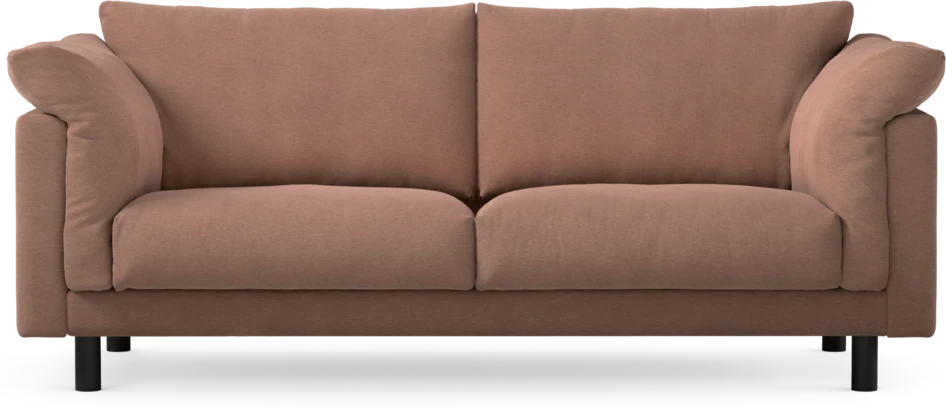 Cherrie - 2,5-sits soffa, fast klädsel - Rosa