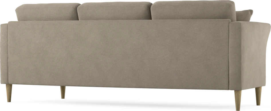 Eden - 3-sits soffa svängd - Beige