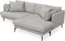 Harper - 4-sits med schäslong XL höger - Vit
