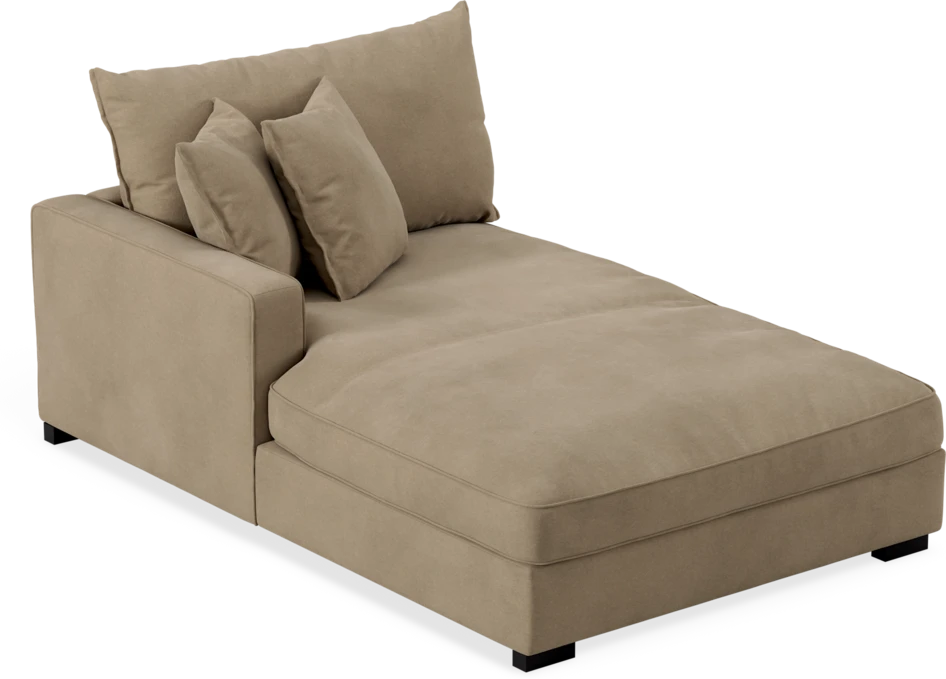 Rossi - Schäslong vänster - Beige