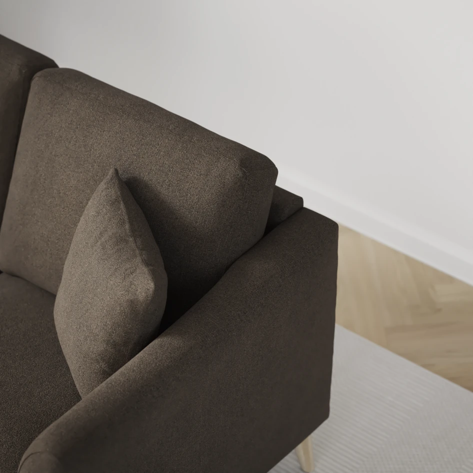 Eden - 2-sits soffa - Brun