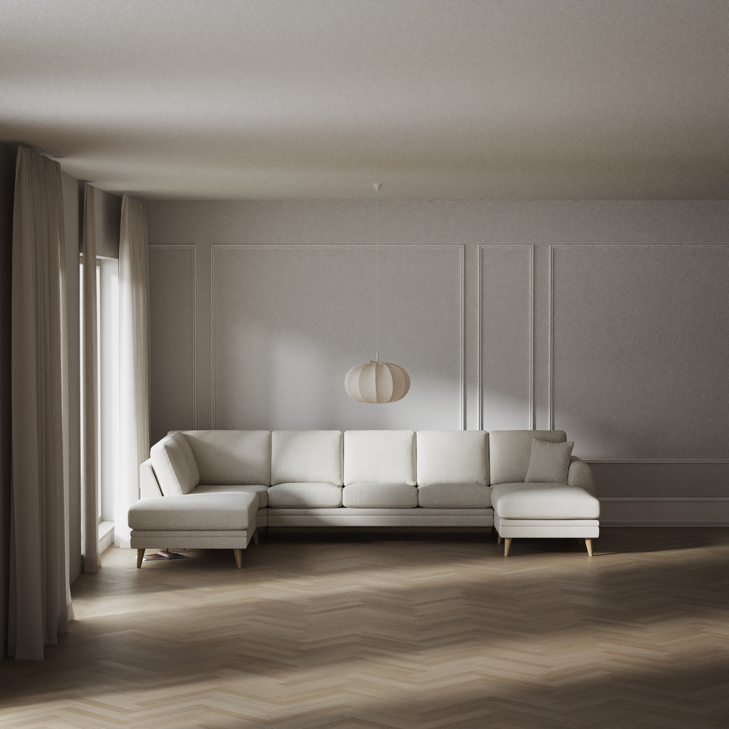 Eden - 3-sits soffa med divan vänster och schäslong höger - inspiration