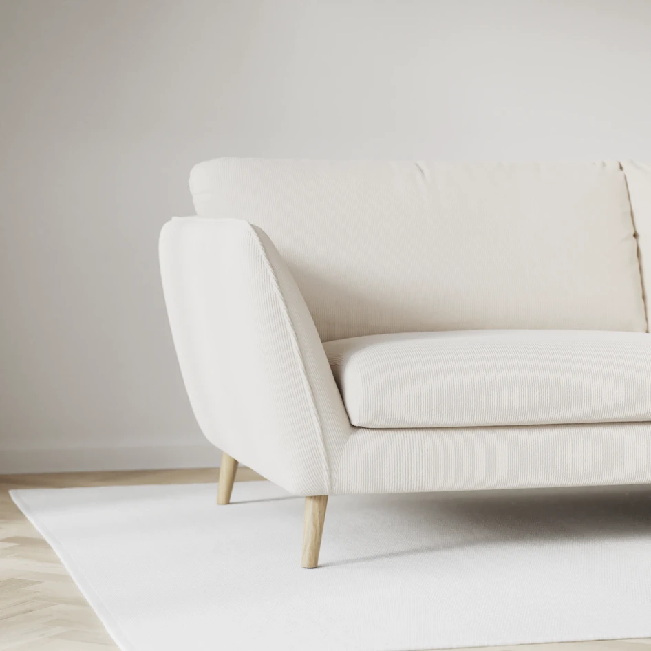 Madison Lux - 2-sits soffa med divan vänster och höger - Beige