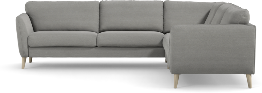 Bridge - Hörnsoffa, 3+3-sits - Grå