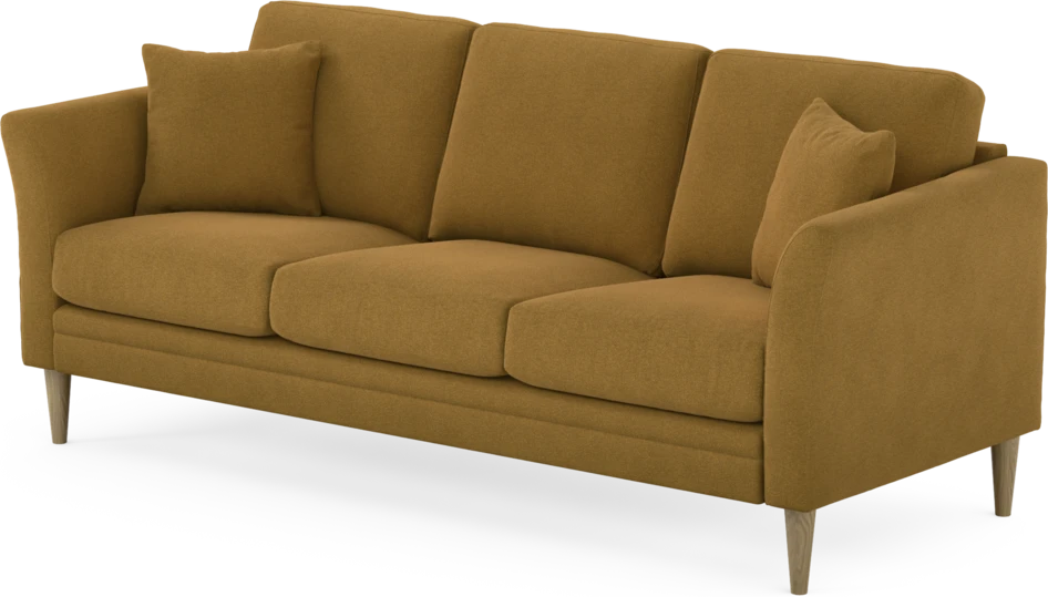 Eden - 3-sits soffa - Gul
