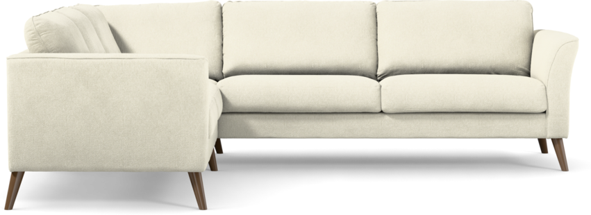 Bridge - Hörnsoffa, 2+3-sits - Vit