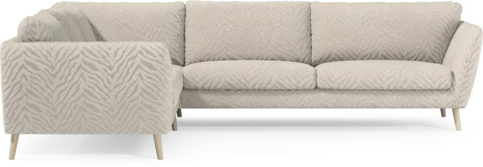 Madison Lux - Hörnsoffa 2+3-sits, hörn 1 - Vit