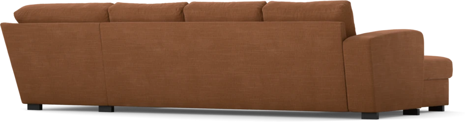 Friday - 3-sits soffa med schäslong vänster och divan höger - Orange
