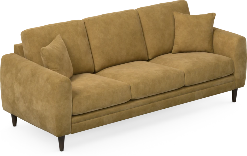 Eden - 3-sits soffa - Gul