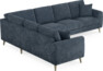 Eden - Hörnsoffa, 2+3-sits - Blå