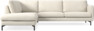Madison Lux - 3-sits soffa med divan vänster - Vit