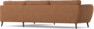 Madison Lux - 3-sits soffa med divan höger - Orange