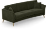 Eden - 3-sits soffa svängd - Grön